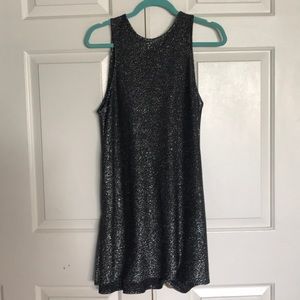 Olivia Sky Metallic Tunic or Minidress